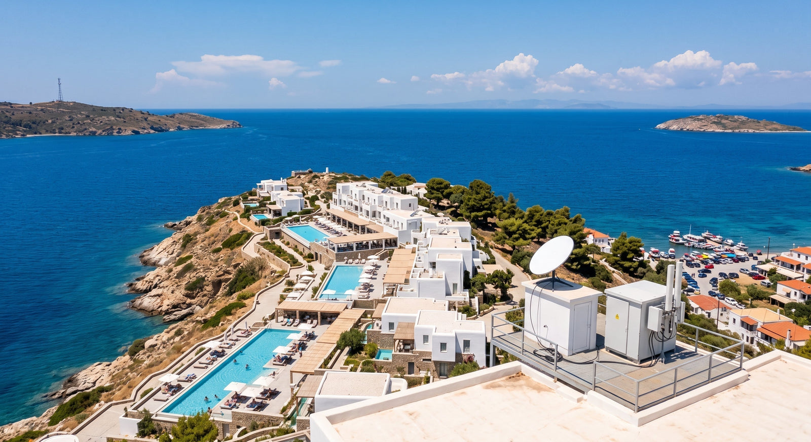 Case Study: Γιατί το 4G/5G «κρεμάει» το Καλοκαίρι στην Επαρχία – Η Οριστική Λύση με Starlink &amp; Mesh WiFi