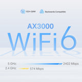 TP-LINK DECO X50-5G(1-PACK) V1 5G AX3000 Whole Home Mesh WiFi 6 Gateway