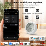 Tuya Digital LCD Indoor Zigbee Temperature &amp; Humidity Sensor