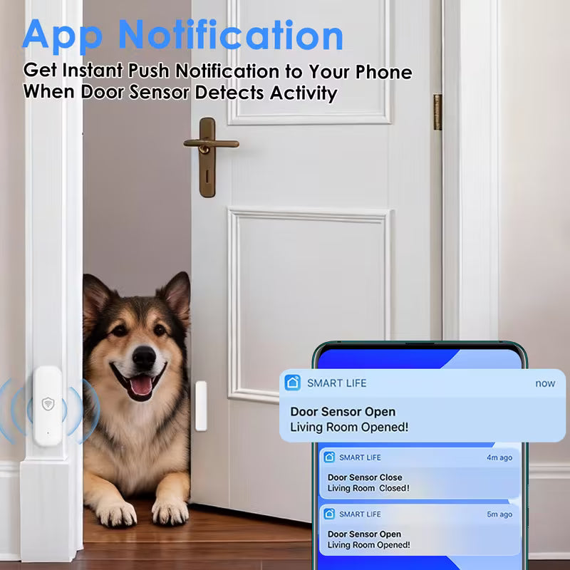 Tuya Smart Wi-Fi Door and Window Sensors (Ασύρματοι Αισθητήρες Ανοίγματος Πόρτας &amp; Παραθύρου)