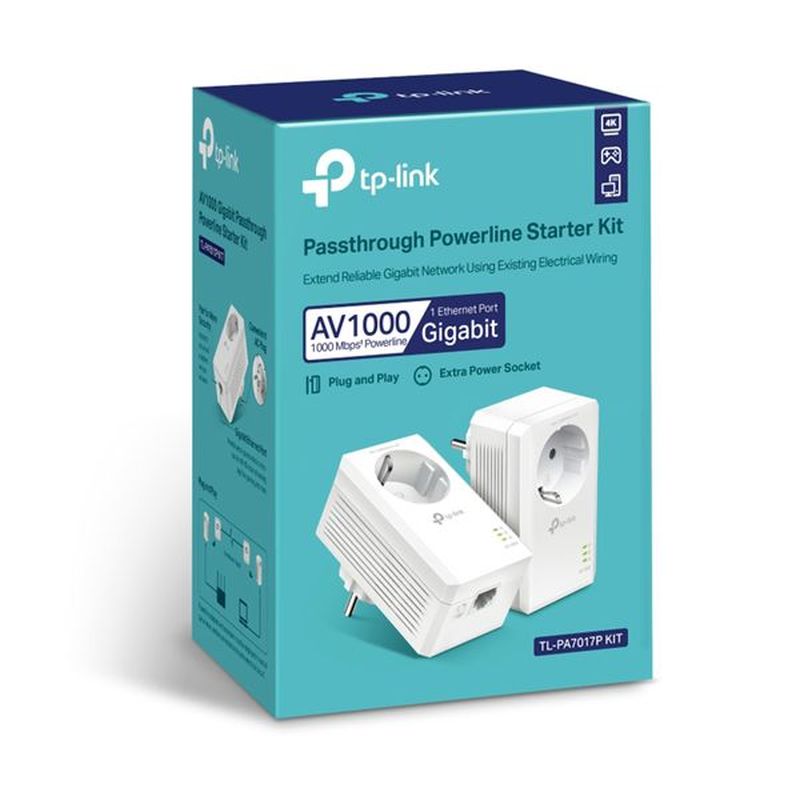 TL-PA7017P Kit v4 AV1000 Gigabit Passthrough