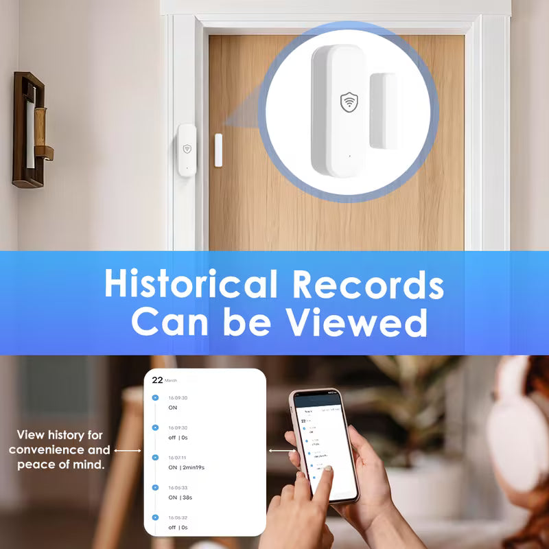 Tuya Smart Wi-Fi Door and Window Sensors (Ασύρματοι Αισθητήρες Ανοίγματος Πόρτας &amp; Παραθύρου)