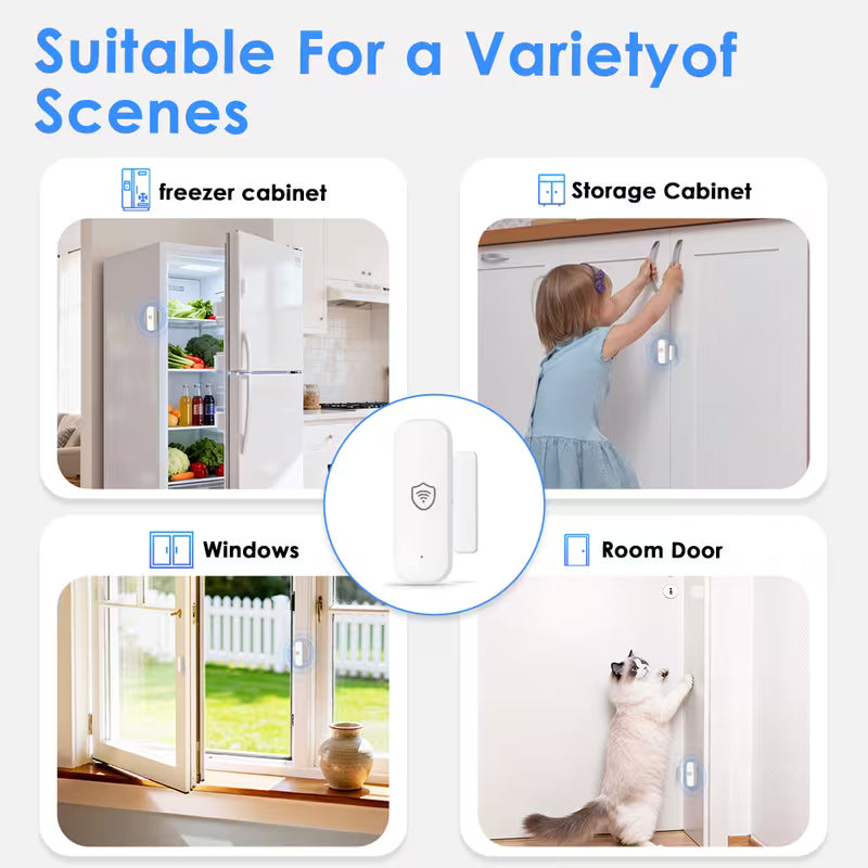 Tuya Smart Wi-Fi Door and Window Sensors (Ασύρματοι Αισθητήρες Ανοίγματος Πόρτας &amp; Παραθύρου)