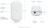 Ubiquiti NS-5ACL NanoStation 5AC Loco, 5GHz, 13dBi